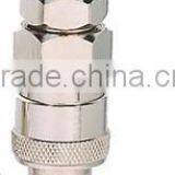 Custom-made OEM Precision Macnining Turned Parts Factory With Good Quality Brass Hose End Connector(Plating Nickel) thumbnail-1