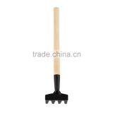 3pcs Mini Garden Gardening Plant Tools Set With Wooden Handle Shovel Rake Spade thumbnail-3