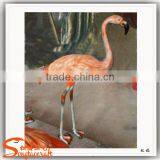 High Simulation Fiberglass Garden Statue Molds Crane Statue Red-crowned Crane Statue thumbnail-1