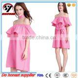 Plus Size Skirt Off Shoulder Bridemaid Sexy Blue Evening Dress thumbnail-6