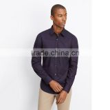 Wholesale China manufacturer slim fit solid color lightweight cotton mens shirts