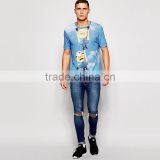 Printed Hanging Minions Tight T-shirt Cheap Wholesale thumbnail-4