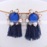 Zm53249a Cheap Handmade Dangle Earrings Women Tassel Earrings With Pearl thumbnail-3