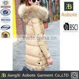 2015 New Arrival Long Ladies Collar Styles Down Jacket For The Winter thumbnail-1