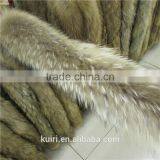 Factory Direct Sales of Real Natural a Raccoon Fur Collar Both Men and Women's Fashion Raccoon Collar 80*14 cm thumbnail-4
