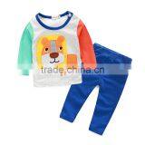 S16047A Childrens Clothes Sets Boys Pajamas Long Sleeve Children Sleepwear thumbnail-2