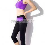Purple Yoga Clothing Women Sports Aerobics Pant Suit thumbnail-2