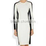 New Arrival Slim Block Bodycon Dress 3033 thumbnail-1