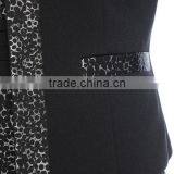 Custom High Quality Cheeap Black Fancy Blouse Designs European Dress Women's Suit Wholesale thumbnail-4