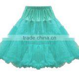 26" Retro 50s Sky Blue Swing Vintage Petticoat Rockabilly Tutu Fancy Net Underskirt thumbnail-1