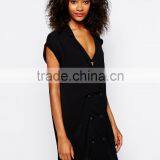 Kater Dress With Textured Seam Detail and Short Sleeves thumbnail-1