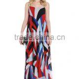 Gilrs Popular Frilly Spaghetti Strap Loose Casual Summer Long Dress thumbnail-1