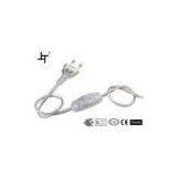 Plastic Unipolar Extension Cord Switch 2m For Fluorescent Lamp