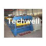 Chromadek IBR Roof Panel Roll Forming Machine With 0 - 15 M/min Working Speed