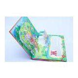 Glossy Art Paper 3d Pop Up Card Printing With Uv Varnishing , Book Print Service