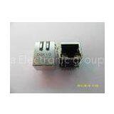 Right Angle RJ45 With Transformer , Network Connector With Lan Transformer