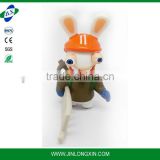 promotional gifts rabbit plastic people figures