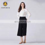 Factory Price High-end Casual Loose Cotton Pants Women thumbnail-4