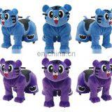 HI Colorful Tiger Plush Zoo Animal Electric Scooter Animal Ride for Kids thumbnail-3