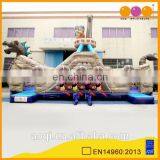 2016 AOQI most popular amusement park equipment inflatable pirate ship bouncer for sale