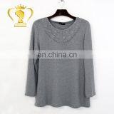 Wholesale Women Winter Clothing Knit Tops Net Blouse for Fat Mama thumbnail-3