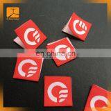 Personalized Design Small Size Round Corner Charm Woven Label for Umbrella thumbnail-2