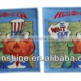 2014 Hot Sale Iron on Woven Patch for Jackets thumbnail-5