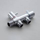 Double Switch Double Control Angle Valve Water Distribution Valve One in Two Out Diverter Valve thumbnail-5