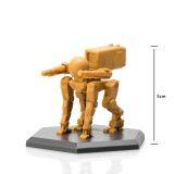 Custom Robot Action Figure With Hexagonal ABS Base thumbnail-3