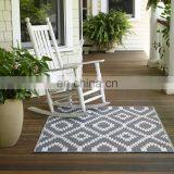 Indoor Plastic Rug DUBLIN GREY WHITE Waterproof Modern Mat thumbnail-2