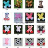 Toddler Chiffon Ruffle Knee Pads Leg Warmers Girls Boutique Lace Ruffle Leggings 118styles for Choose thumbnail-5