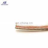 High End Transparent Low Noise Flat 2 Core Car Rca Audio Speaker Wire Cable 12ga 14ga 16ga 18ga Speaker Cable thumbnail-3