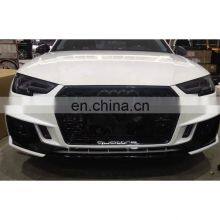 Последний боди-кит (набор элементов внешнего оформления). Передний бампер с обновленным дизайном в стиле RS4 для запчастей автомобиля Audi A4 B9 2016 - 2019 годов thumbnail-5