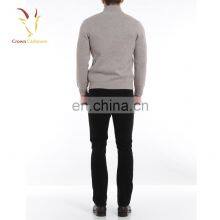 Jacket Style Thick Knitted Cashmere Sweater Cardigan for Men thumbnail-2