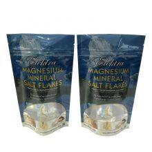 Resealable Heat Seal Foil Bath Salt Packaging / Himalayan Salt Bag With Window thumbnail-2