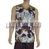Good Quality Sleeveless China Custom Basketball Uniforms for Men thumbnail-3
