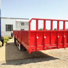 3axles 4axles 40ft Fudeng Brand Mechanical Suspension Heavy Duty Type Flatbed Semi Trailer thumbnail-3