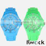 Candy color watch for teenages, sport watches