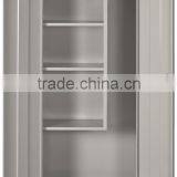 Steel Two Door Bedroom Personal Steel Storage Clothes Wardrobe Cabinet thumbnail-2