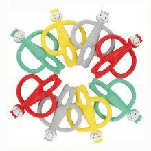 BPA Free Soft Soothing Pacifier Monkey Teether Baby Teething Toy Silicone Baby Teether thumbnail-3