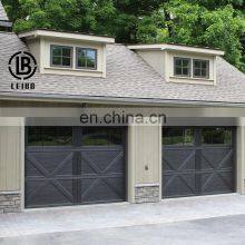 Modern Residential Automatic Track Parts Insulated Roller Condo Overhead Horizontal Glass Garage Door thumbnail-3