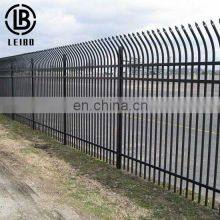 Used Welded Galvanized Black Powder Coating Wrought Iron Fence /Ranch /Garden/Pool Steel Fencing thumbnail-5