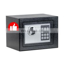 Home office colorful steel metal hidden mini secret portable money security safe box with digital lock
