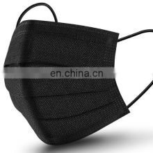 Fashion Dustproof Non-woven Face Mask Full Protective Disposable Black Face Mask