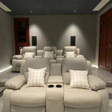 High-end Private Home Theater Sofa Audio Room Electric Sofa Theater Multi-functional Leather Electric Sofa thumbnail-2