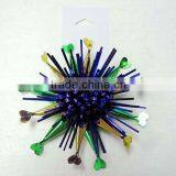 Colorful PET Fancy Ribbon Bow With Tips/Iridescent Luxury Bow Celebration Firework Bow/Colorful Firework Lade Bow thumbnail-1