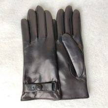 High Quality Sheepskin Leather Gloves Touch Screen Winter Gloves for Women thumbnail-2