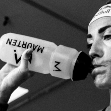 Milky White OEM Design Silk Print Sport Bottle With Food Grade BPA Free PP#5 Material thumbnail-1