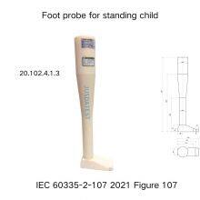 Foot Probe for Standing Child of IEC 60335-2-107 2021 Figure 107 thumbnail-1
