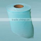 dyeing green spunlace solid color non woven cloth